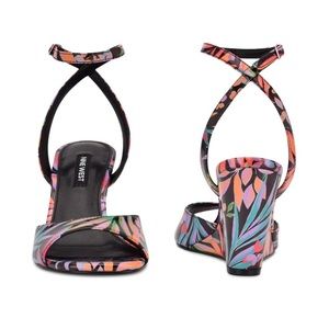 Nine West Never Ankle Strap Wedge Sandals